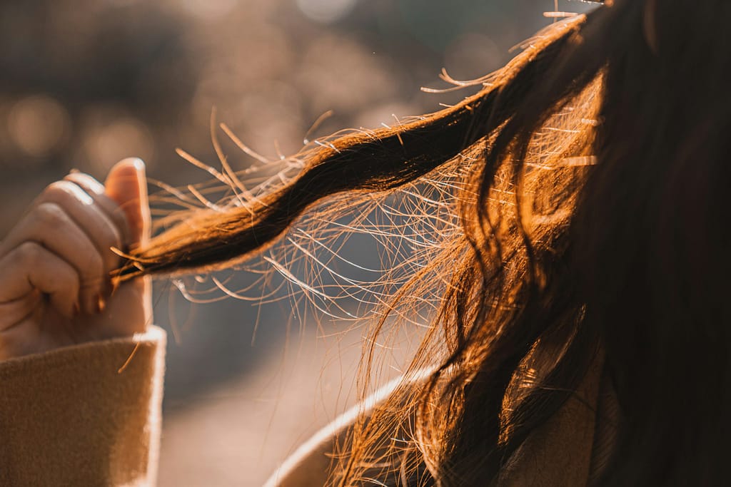 Home 62 womans long hair. Hair is a source of diagnostic information for example hair mineral analysis
